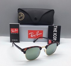 HOT SILVER MIRROR RB3016 RAY-BAN CLUBMASTER SUNGLASSES TR-7259