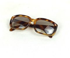 Unique Vintage Squared Sunglasses 1950s Italy Rome Candy Frame Very Rare Classic