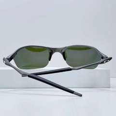 Oakley Romeo II X-Metal Gray Frame Purple Lens Sunglasses Retro Rare