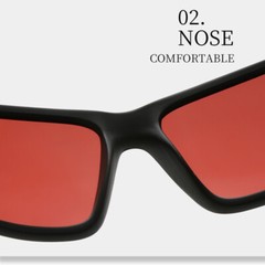 Men Sports Polarized Fishing Red Lens Sunglasses For See Fish Float Glasses New