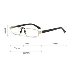 Metal Men Women Oval Photochromic Reading Glasses Outdoor Personality Sunglasses