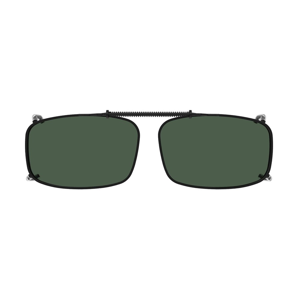 Clip On Sunglasses Polarized G15 Green Lens Metal Frame – Easyclip Spring Design