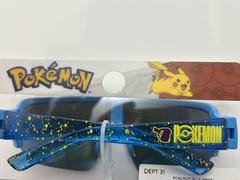 Pokémon Kids Sunglasses Yellow and Blue Tinted Sports Wrap 100% UV Protection