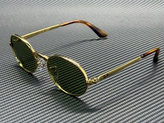 RAY BAN RB3931 001 4E Arista Gold Green Unisex 54 mm Sunglasses