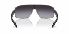 PRADA PS 54YS 5AV09U Gunmetal Grey Gradient Linea Rossa Sunglasses AUTHENTIC
