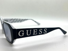 NEW GUESS SUNGLASSES GU 7694 01C BLACK WITH LOGO ON THE SIDES 53-19-140MM CHINA