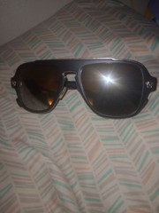 VERSACE VE2199 10006G 56mm MATTE BLACK LT GREY MIRROR SILVER Men’s Sunglasses