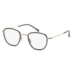 Garrett Leight Unisex GRIFFITH II C 46mm Black White Gold Opticals ML3025