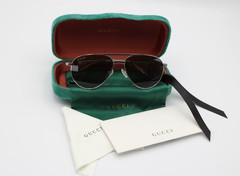 GUCCI GG1679S-001 48mm Aviator Grey Tinted Sunglasses