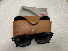 Rare Ray-Ban RB2140-A 901 54-18 3N Unisex Sunglasses Hand Made in Italy black