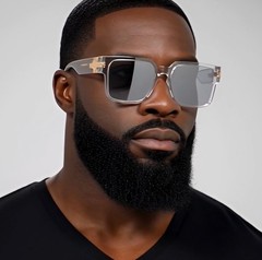 MEN SUNGLASSES HIP HOP SQUARE DESIGNER SHADES RETRO THICK FRAME CLASSIC FASHION