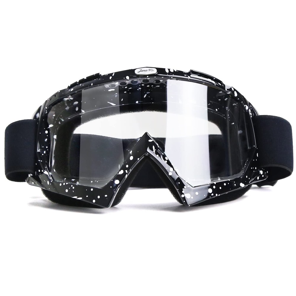 Motocross Goggles Clear Lens ATV Dirt Bike UTV MX AntiFog UV Protection