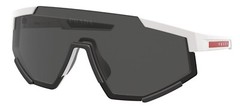 Prada Linea Rossa SPS 04WS Rubber White/Dark Grey (TWK-06F) Sunglasses