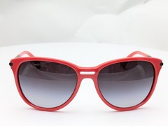 Emporio Armani Sunglasses EA 4006 5077/8G Pilot Red Frames w/ Grey Lenses 56mm