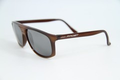 Alain Prost 458 Brown Polycarbonate Gray Flash Gray lens