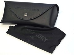 Superdry Shockwave Sunglasses Rubberised Matte Brown with Dark Green Lenses 103