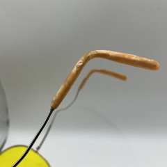 Vintage Unknown Optical Similar to American Optical Yellow Aviators W/Case
