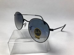 Ray-Ban RB3447 Round Gold Frame Gradient blue Lens Sunglasses 140MM
