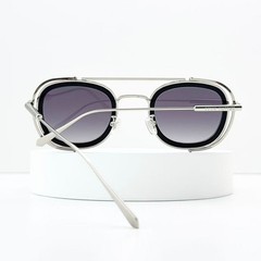 Louis Vuitton Z2213U Pilot Sunglasses Silver Frame Gray Lens Titanium