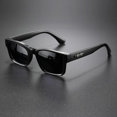 Retro Punk Fashion Sunglasses – Square Protective Frame, Uv400 Unisex for Outdoo