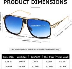 Sunglasses Men Women Unisex Goggle Alloy Big Frame Metal Punk Style Shield