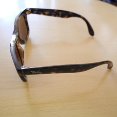 Ray-Ban RB4105 Folding Wayfarer Sunglasses Brown 50×22