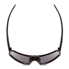 Coyote Python Sport Wrap Shield Designer Polarized Sunglasses Black/Grey 136 mm