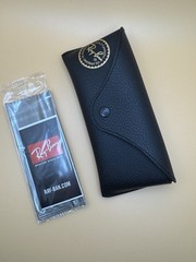 SUNGLASSES RAY BAN RB3447 ROUND METAL 001 50-21 145 WITH CASE