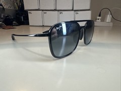 Maui Jim Keokea MJ447-02 55[]20-145 Black Sunglasses (Made In Japan) #378
