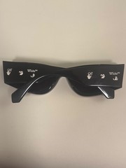 OFF-WHITE ANDY BLACK SUNGLASSES UNISEX OERI047 1007 Lightly Used
