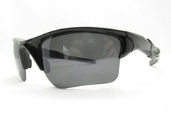 OAKLEY HALF JACKET 2.0 OO0154-01 BLACK SPORTS WRAP SUNGLASSES 62-15-133 117010