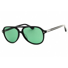 Web Men’s Sunglasses Aviator Shiny Black Acetate Full Rim Frame WE0368 01N