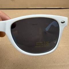 FCP Euro White Sunglasses UV400 Protection Made In China Unisex