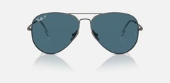 RAY BAN RB8089 165 S2 Gunmetal Blue Titanium Unisex 58 mm Sunglasses