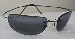 RARE Maui Jim MJ-SPORT MJ-502-02 PURE TITANIUM Frames/Rimless Lenses