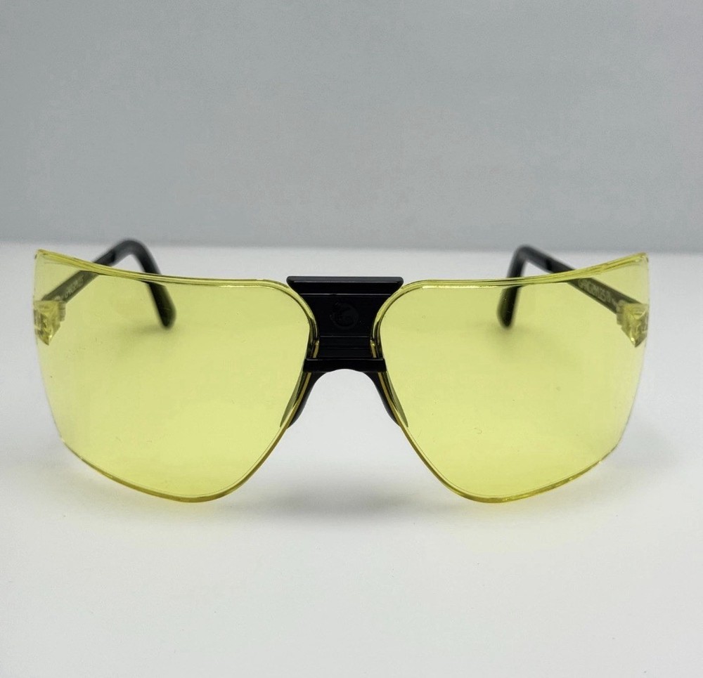 🇺🇲 Gargoyle Sunglasses 85MM Shooting Glasses Yellow Lens with Black Frames