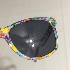 Disney Parks Colorful Mickey Mouse Balloon Icons Clear Adult Sunglasses Rainbow