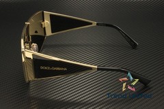 DOLCE N GABBANA DG2305 02 87 Gold Dark Grey 44 mm Men’s Sunglasses