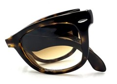 Ray Ban Folding Light Havana 4105 71051 Brown Wayfarer Sunglasses 50mm Discounte