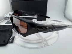 OAKLEY PIT BOSS POLISHED BLACK GUNMETAL VR28 IRIDIUM POLARIZED SUNGLASSES 03-304