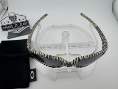 OAKLEY FIVES 1.0 WHITE TIGER / BLACK IRIDIUM SUNGLASSES 03-134 VINTAGE AUTHENTIC