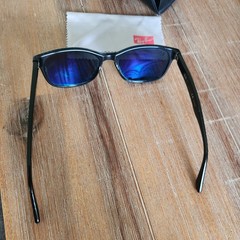 Ray-Ban Polarized Black New Wayfarer Classic Low Bridge Fit RB2132F unisex