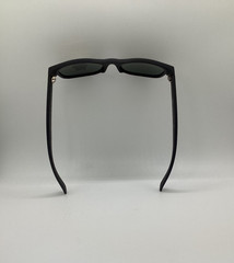 Ray Ban New Wayfarer (RB2132-622) Black Rubber 55mm/G-15 Green Sunglass