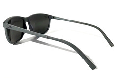 NEW Maui Jim LELE KAWA Grey Stripe POLARIZED Neutral Grey GLASS Sunglass 811-11D