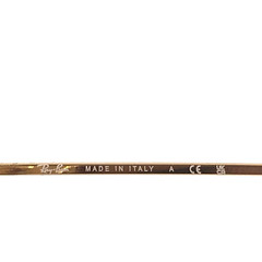 Ray-Ban Sunglasses RB3647-N 9124/43 Round Double Bridge Gold Crystal Brown Gray
