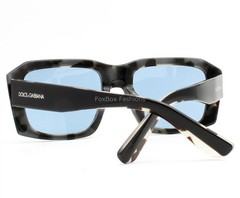 Dolce Gabbana Sunglasses DG 4430F 3403/1U Black on Gray Havana Blue with Case
