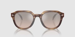 MICHAEL KORS MK2216U 39776I Eger Brown Horn Brown Black 52 mm Men’s Sunglasses