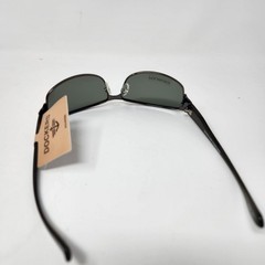 Dockers Gunmetal Medium Rectangle Polarized Sunglasses With Plastic Temple Men