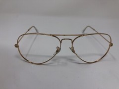Ray Ban Sunglasses RB3025 001 Gold Large Metal Aviator 58-14-135 58mm ITALY ZL02