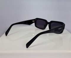 Prada Line PS 27ZS 16K08Z Men’s Square Sunglasses in Black with Gray Lens